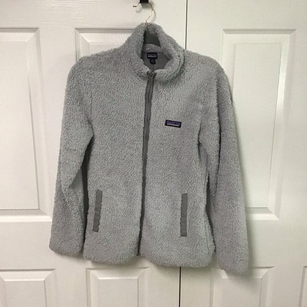 Patagonia Womens Medium Los Gatos Full-zip Fleece Jacket Gray